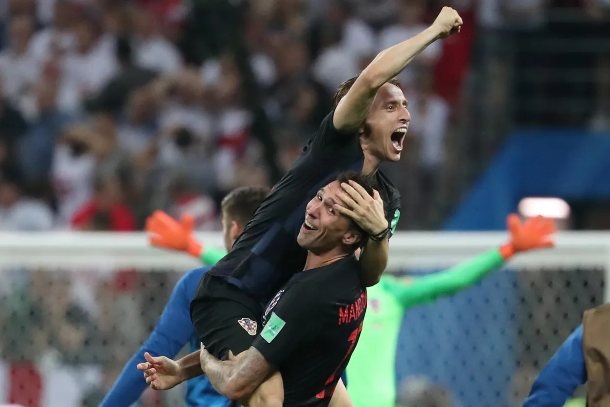 Luka Modrić i Mario Mandžukić