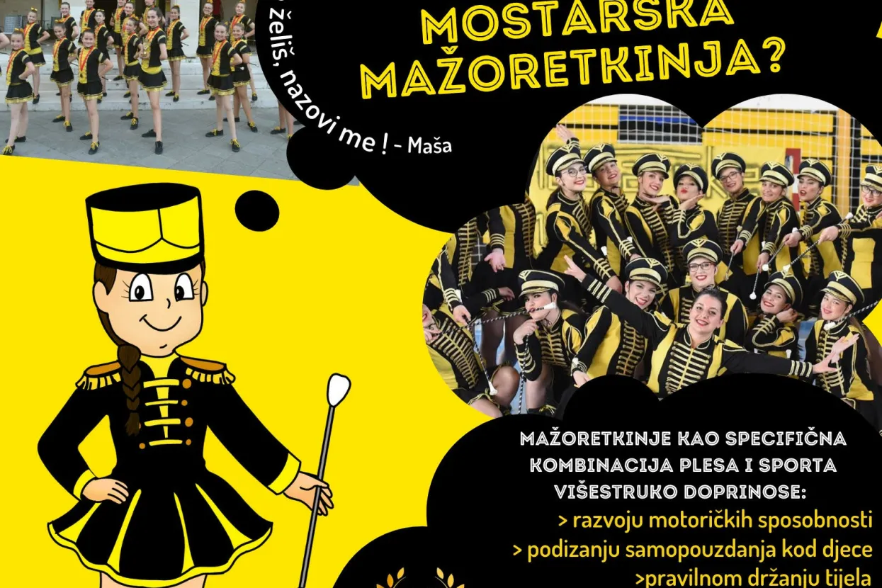 Mostarske mažoretkinje - upisi