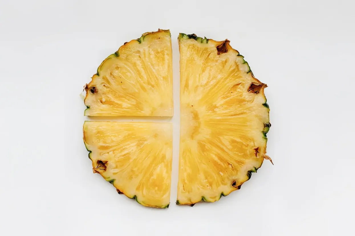 Ananas - poprečni presijek