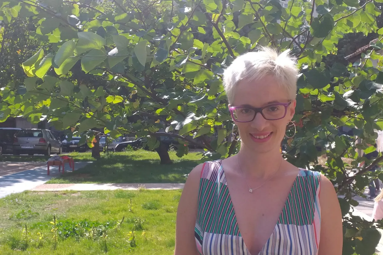 Anja Puhalo Nikolić, voditeljica mostarskih mažoretkinja