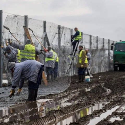 Postavljanje ograda i žica na vanjskim granicama EU-a