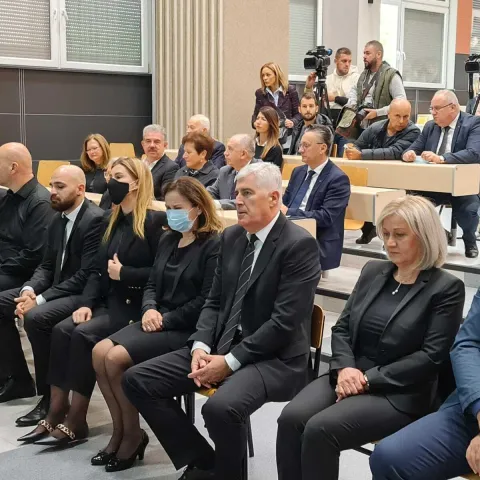 Komemoracija za ministra zdravstva FBiH Vjekoslava Mandića