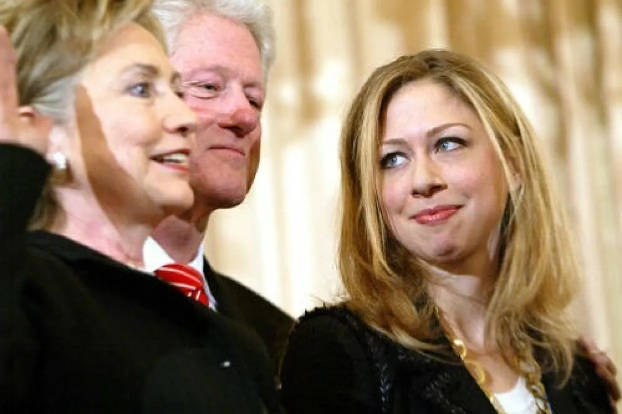 Bill Clinton s članovima svoje obitelji