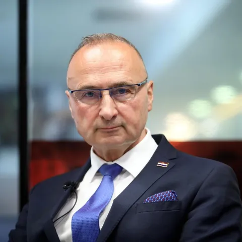 15.02.2021.Zagreb- Goran Grlic Radman, ministar Europskih i vanjskih poslova.
Photo: Boris Scitar/Vecernji list/PIXSELL