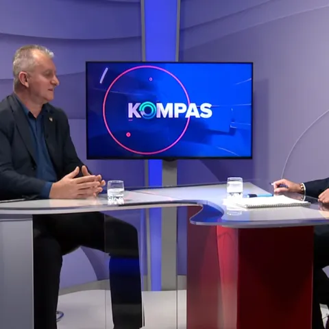 Mario Karamatić i Miroslav Vasilj u emisiji Kompas RTV HB