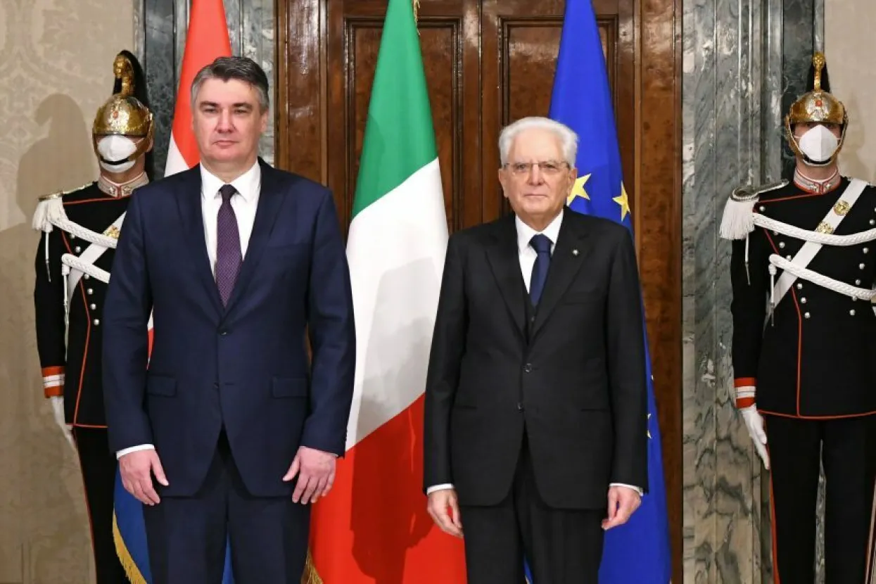 Predsjednik Milanović u Rimu