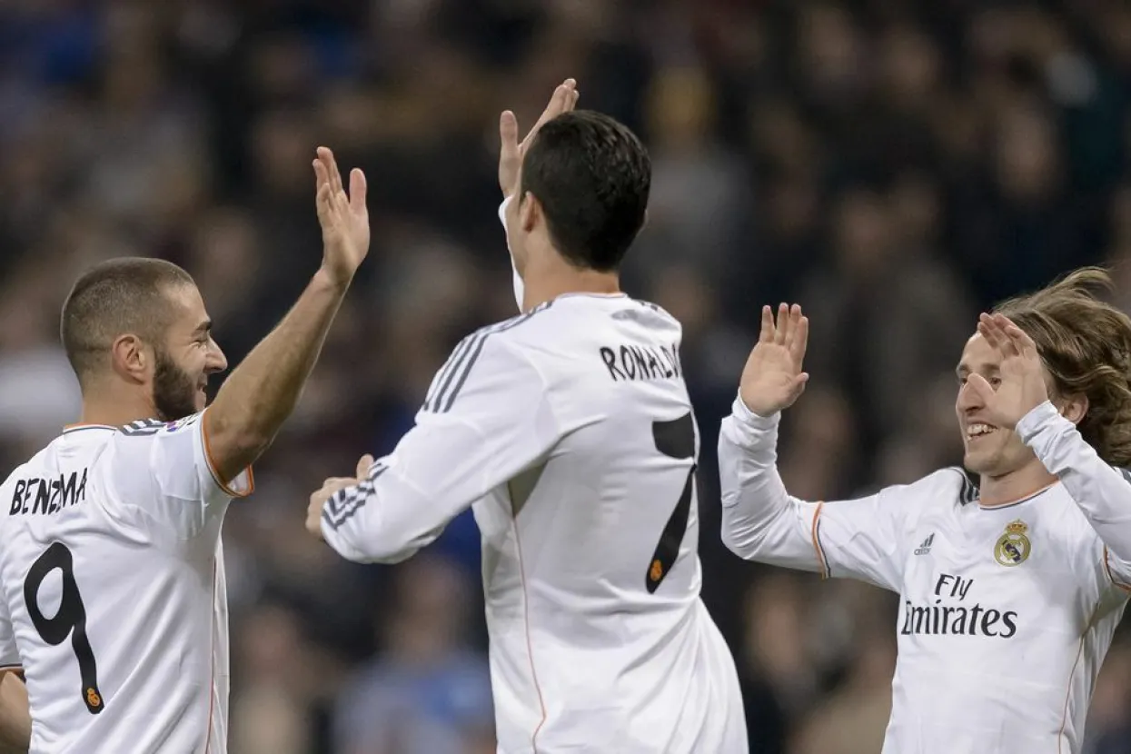 Benzema, Ronaldo i Modrić