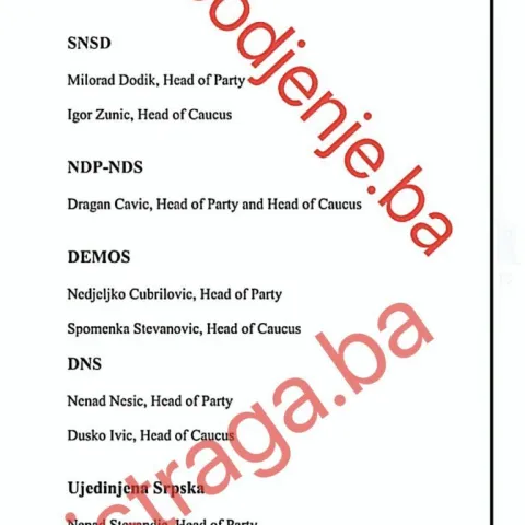 Inzko od EU tražio sankcije