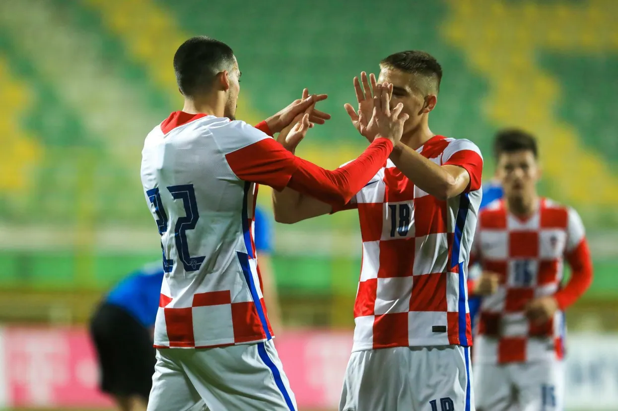 Kvalifikacije za Europsko U21 nogometno prvenstvo, skupina A, 5. kolo, Hrvatska - Estonija.