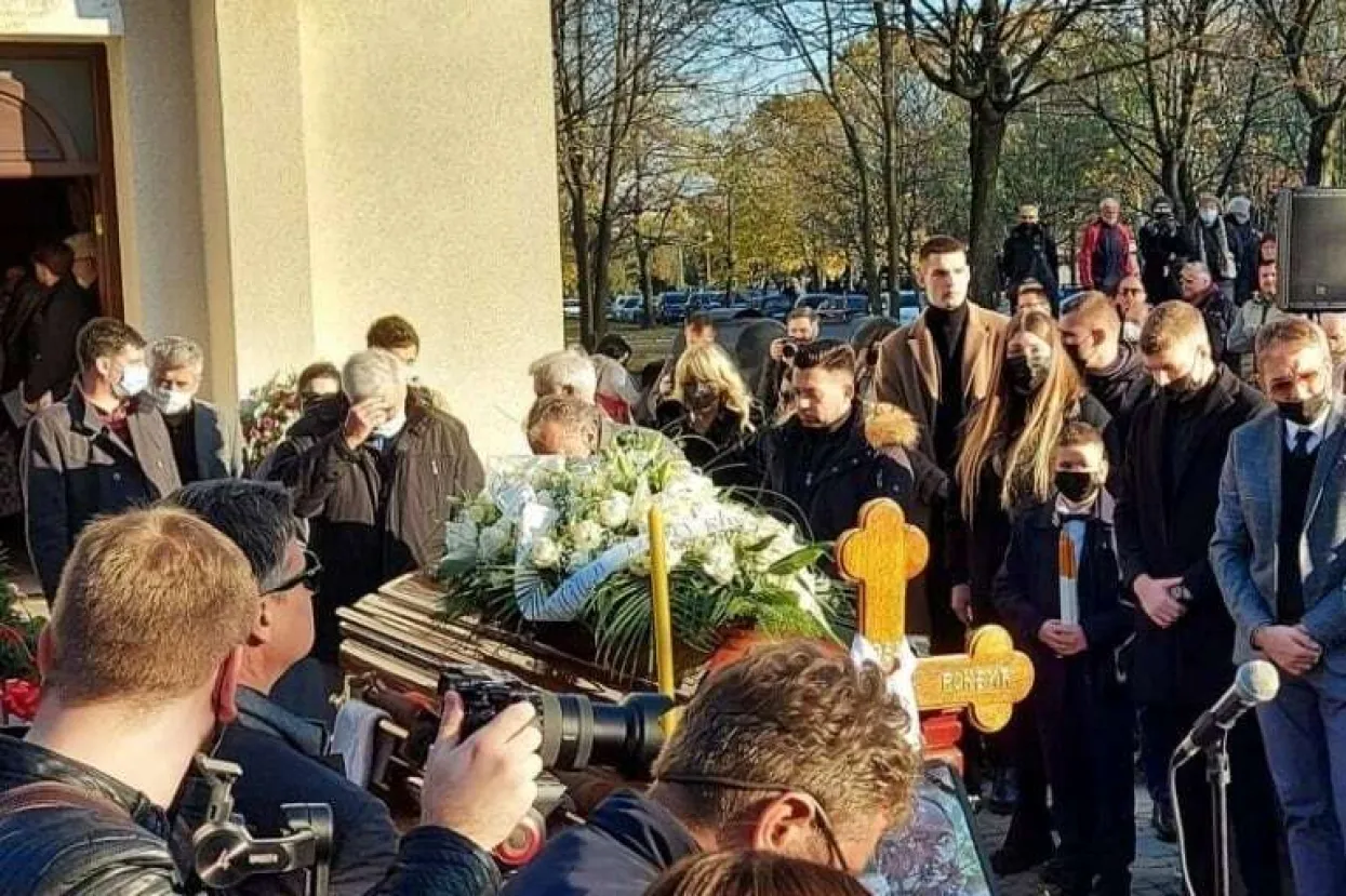 Sahrana Marinka Rokvića u Beogradu