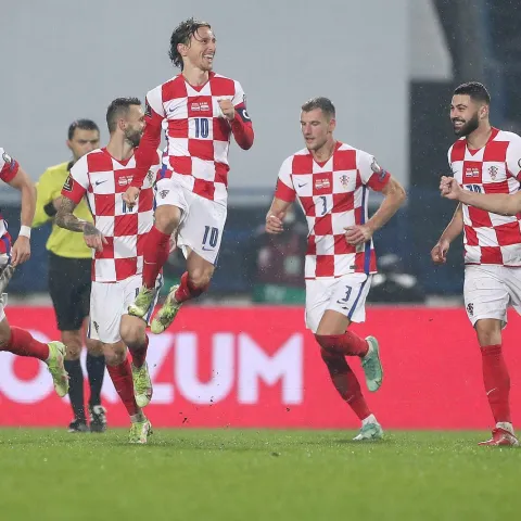 Luka Modric, Ivan Perisic, Marcelo Brozovic, Josko Gvardiol