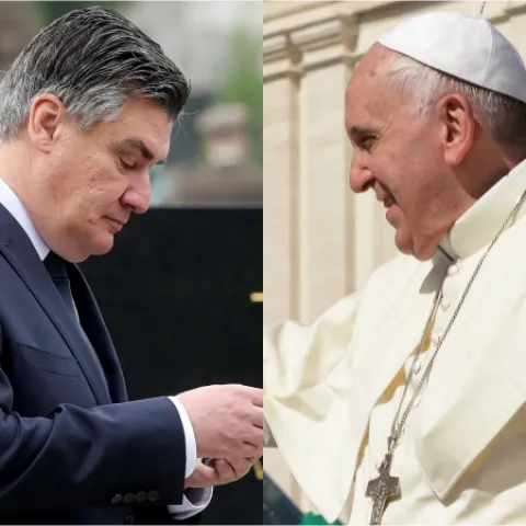 Zoran Milanović i papa Franjo