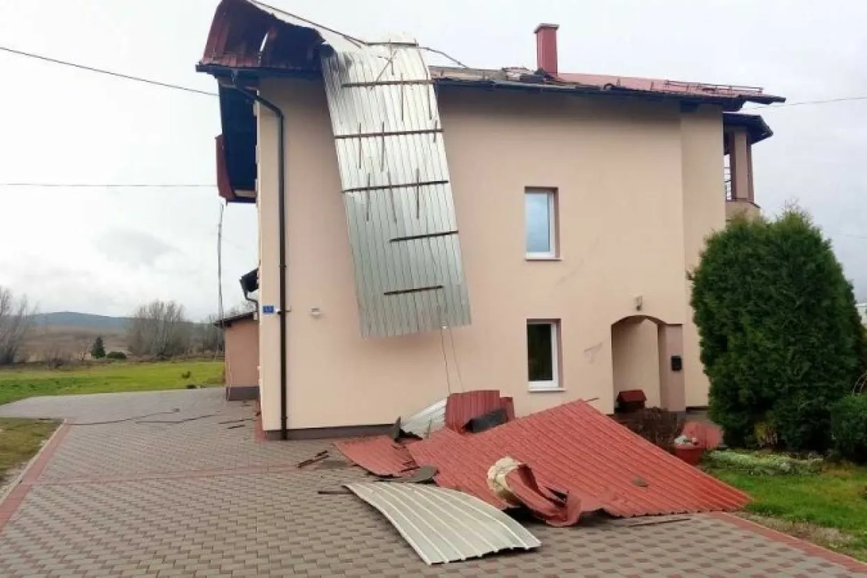 Kupres - posljedice jakog nevremena