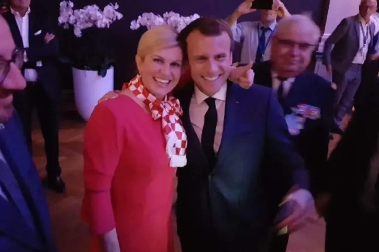 Grabar-Kitarović i Macron