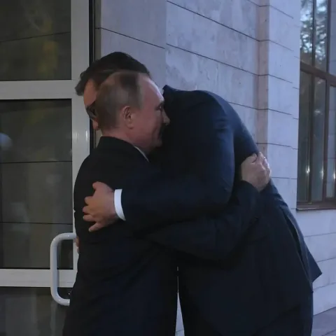 Zagrljaj dvojice predsjednika