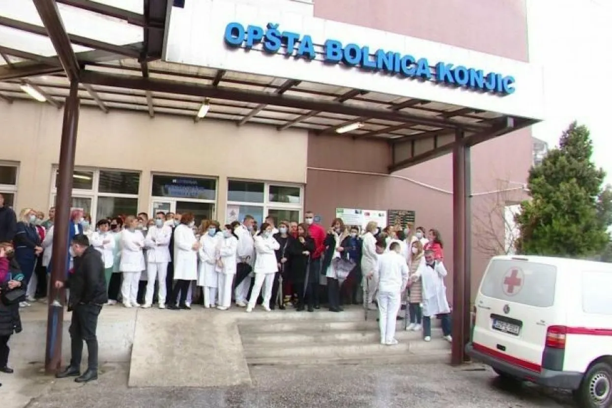 Opći &scaron;trajk liječnika u Konjicu