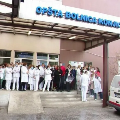 Opći &scaron;trajk liječnika u Konjicu
