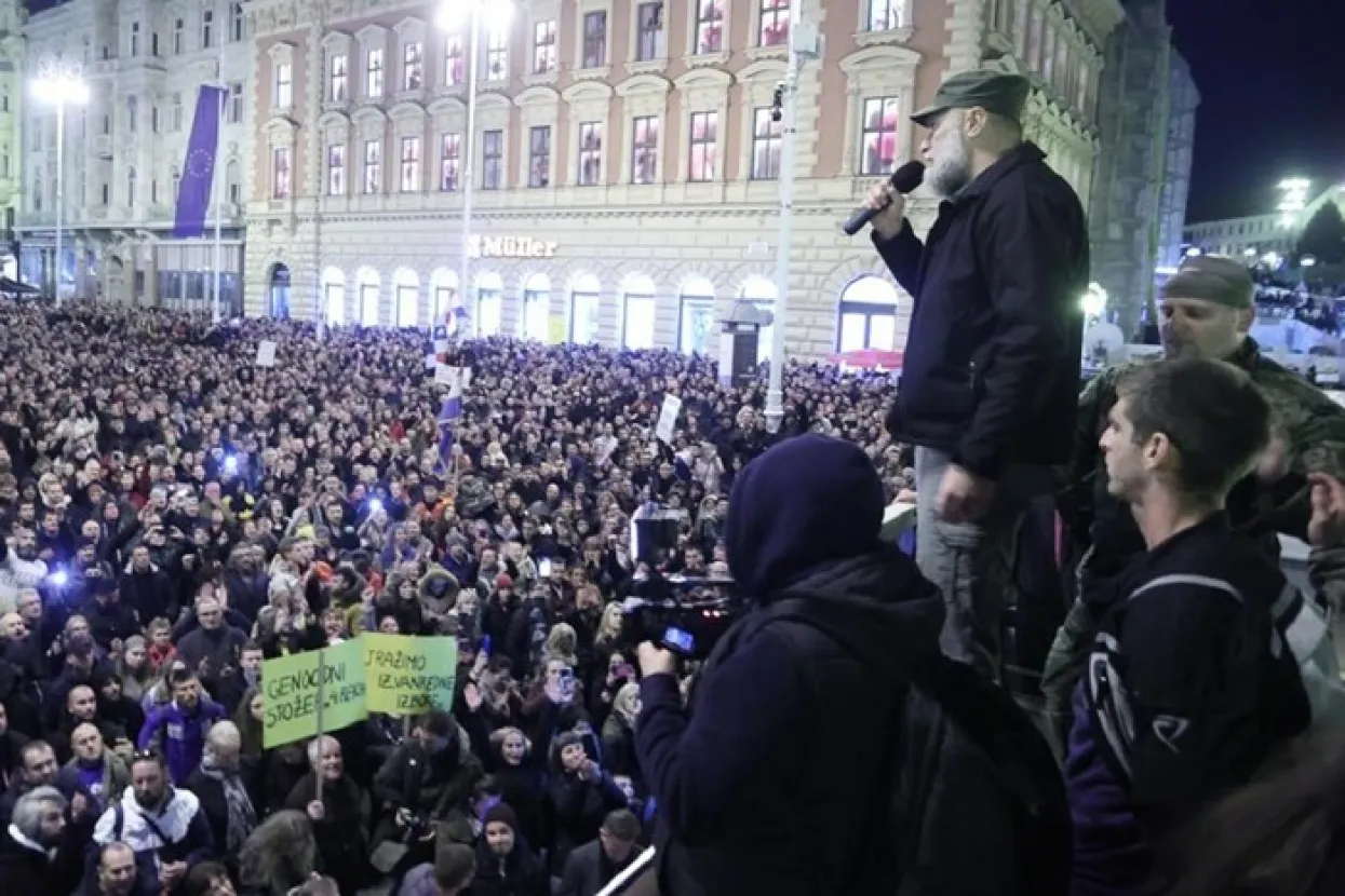 Prosvjed u Zagrebu
