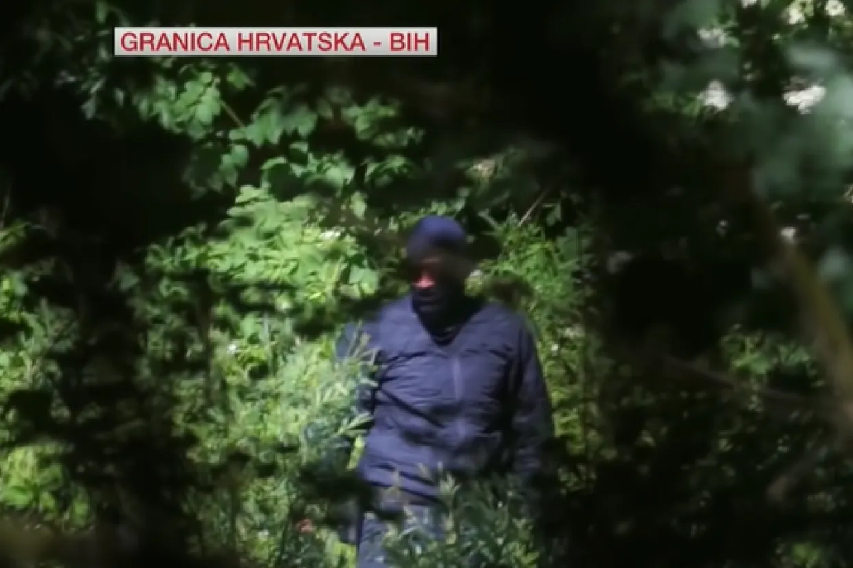 Hrvatski policajci na granici s BiH