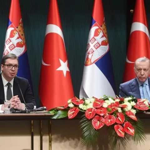 Aleksandar Vučić i Recep Tayyip Erdogan