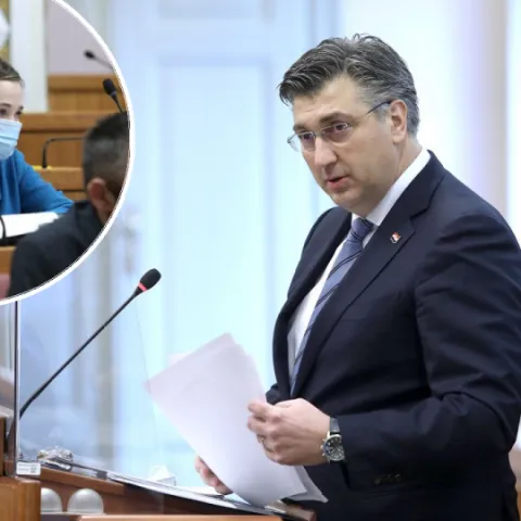 Andrej Plenković i Marija Selak Raspudić