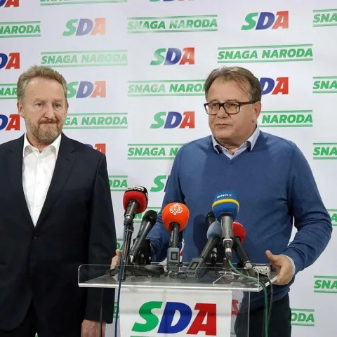 Lideri najvećih "probo&scaron;njačkih" stranaka SDA i SDP-a Bakir Izetbegović i Nermin NIk&scaron;ić