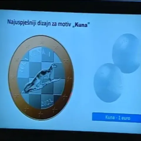 Predstavljene hrvatske kovanice eura i centa