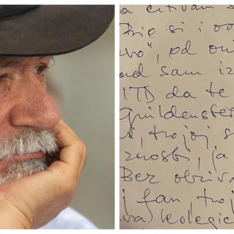 Rade &Scaron;erbedžija i pismo Mire Furlan