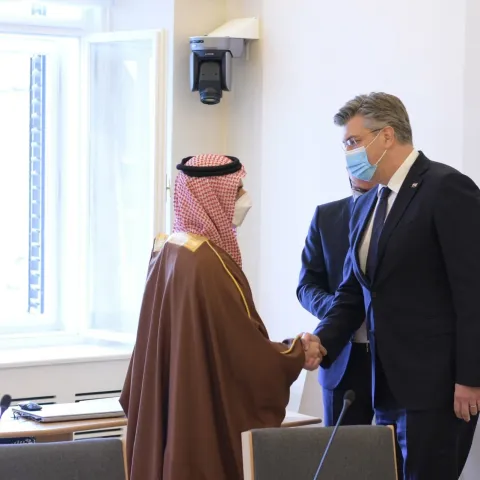 Plenković i Faisal bin Farhan Al-Saud