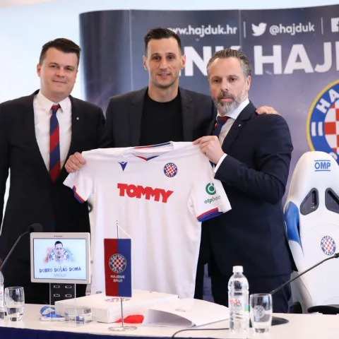 Mindaugas Nikoličius, Nikola Kalinić i Luk&scaron;a Jakobu&scaron;ić