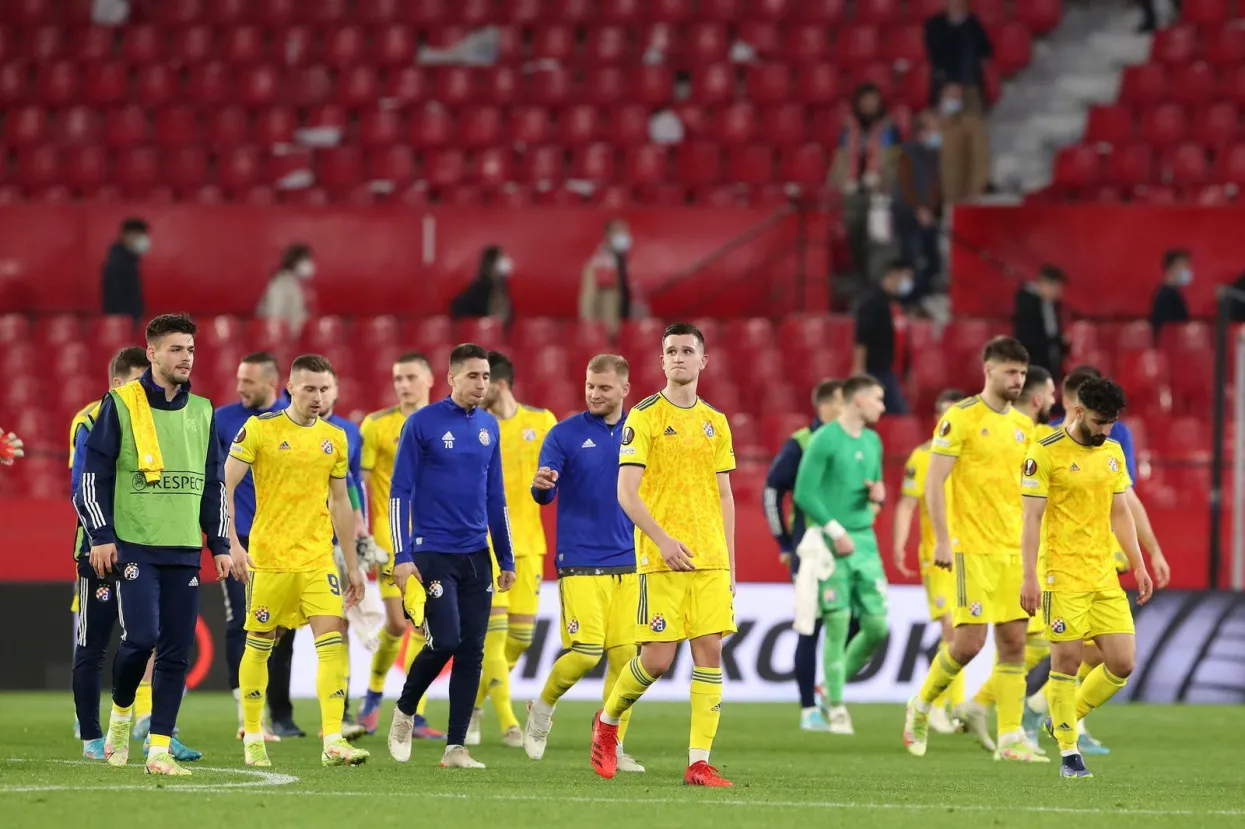 17.02.2022., Stadion Ramon Sanchez Pizjuan, Sevilla, Spanjolska - UEFA Europa liga, play off, GNK Dinamo - FC Sevilla. Photo: Goran Stanzl/PIXSELL