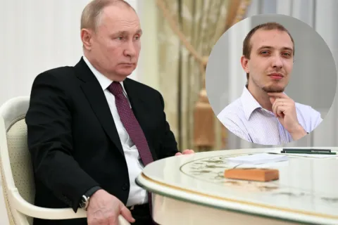 Branimir Vidmarović i Vladimir Putin