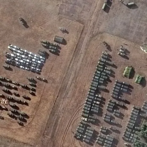 Satelitske snimke ruskih trupa
