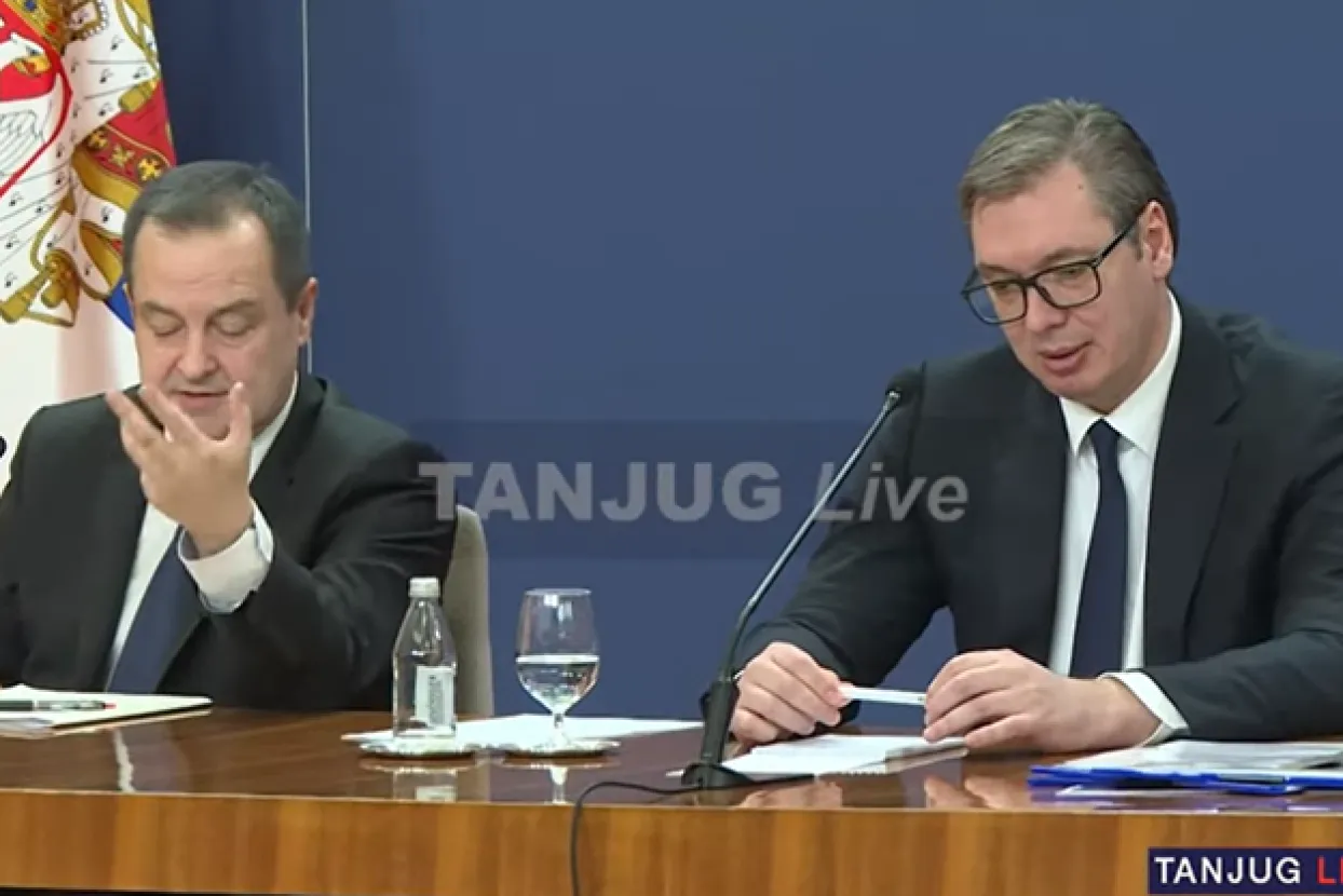 Ivica Dačić i Aleksandar Vučić