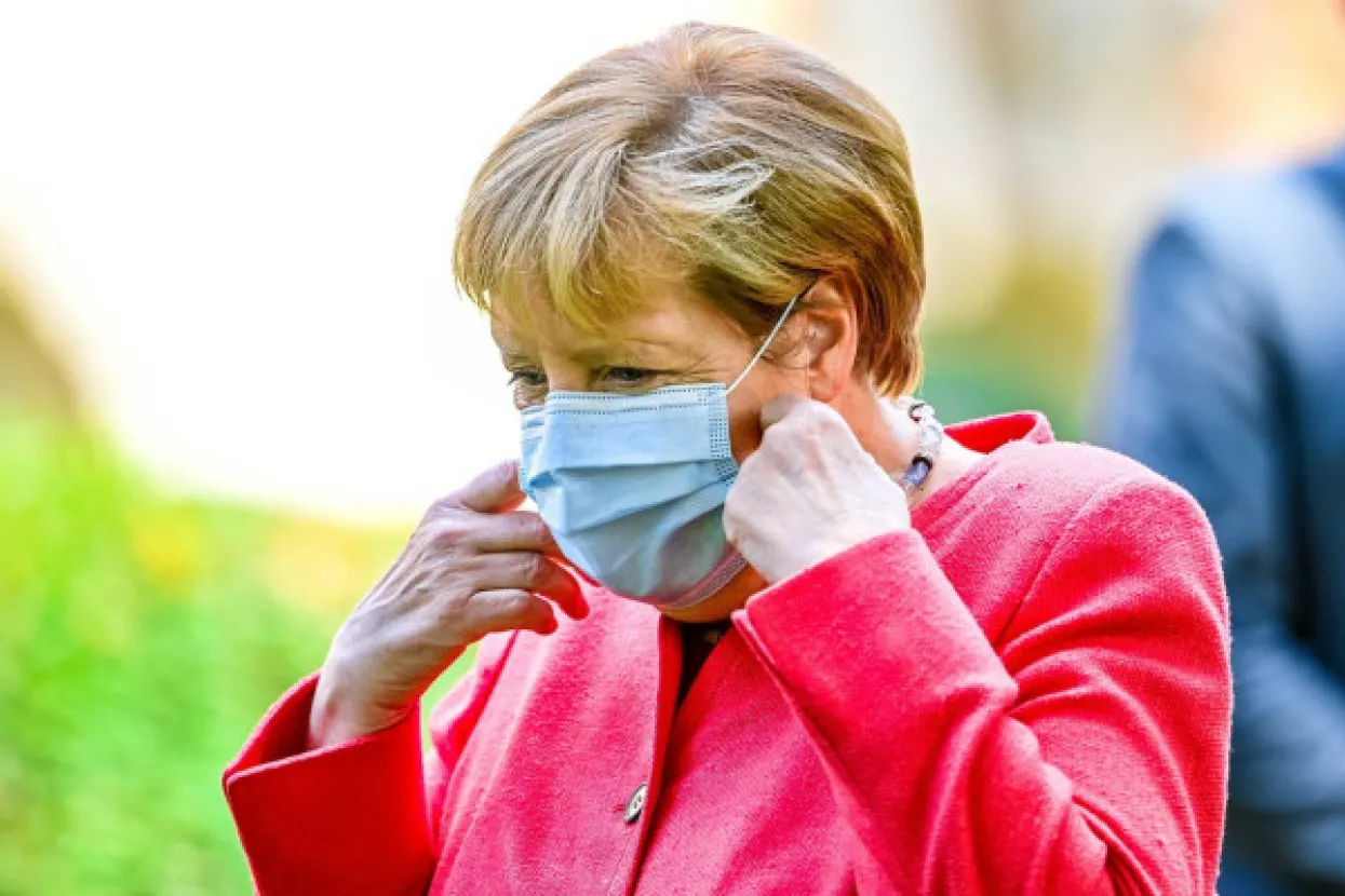 Chancellor Angela MerkelChancellor Angela Merkel visit to D&uuml;sseldorf, Germany - 18 Aug 2020,Image: 553458843, License: Rights-managed, Restrictions:, Model Release: no