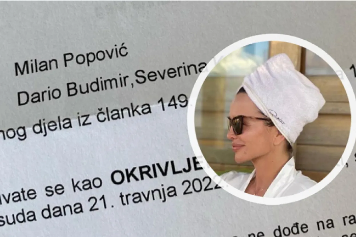 Severinina objava na Instagramu
