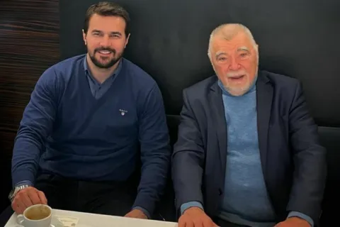 Nermin Muzur i Stjepan Mesić