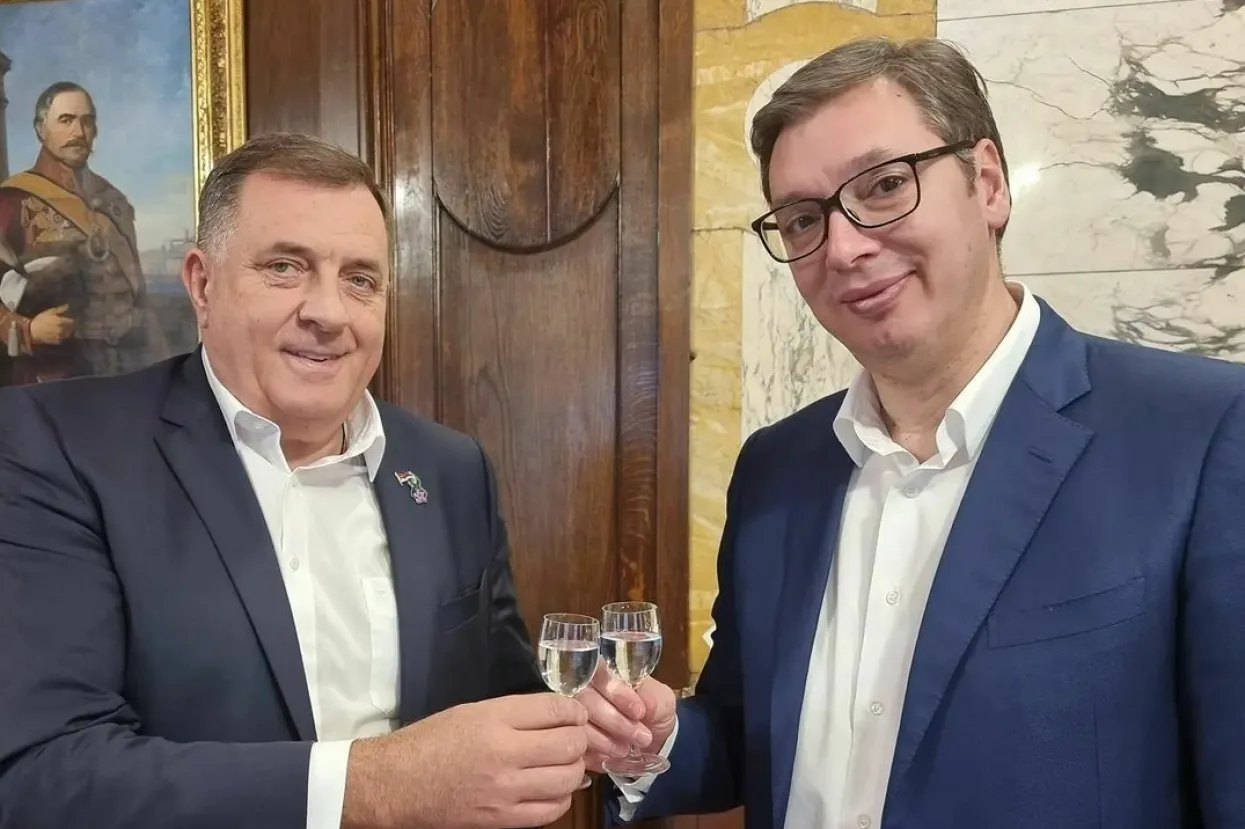 Aleksandar Vučić i Milorad Dodik u Beogradu