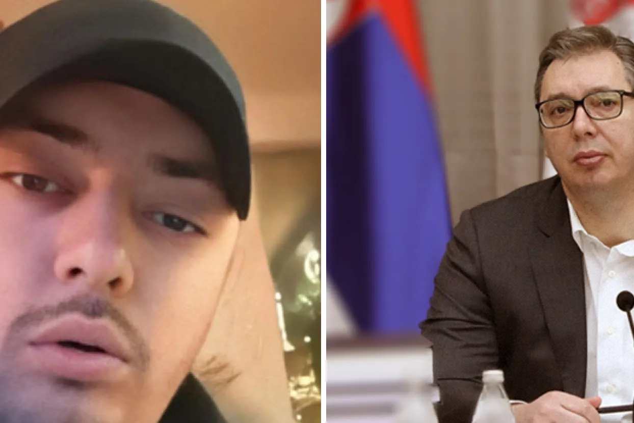 Veljko Belivuk i Aleksandar Vučić