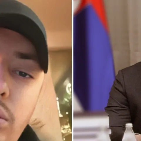 Veljko Belivuk i Aleksandar Vučić