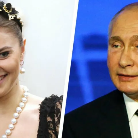 Alina Kabajeva i Vladimir Putin