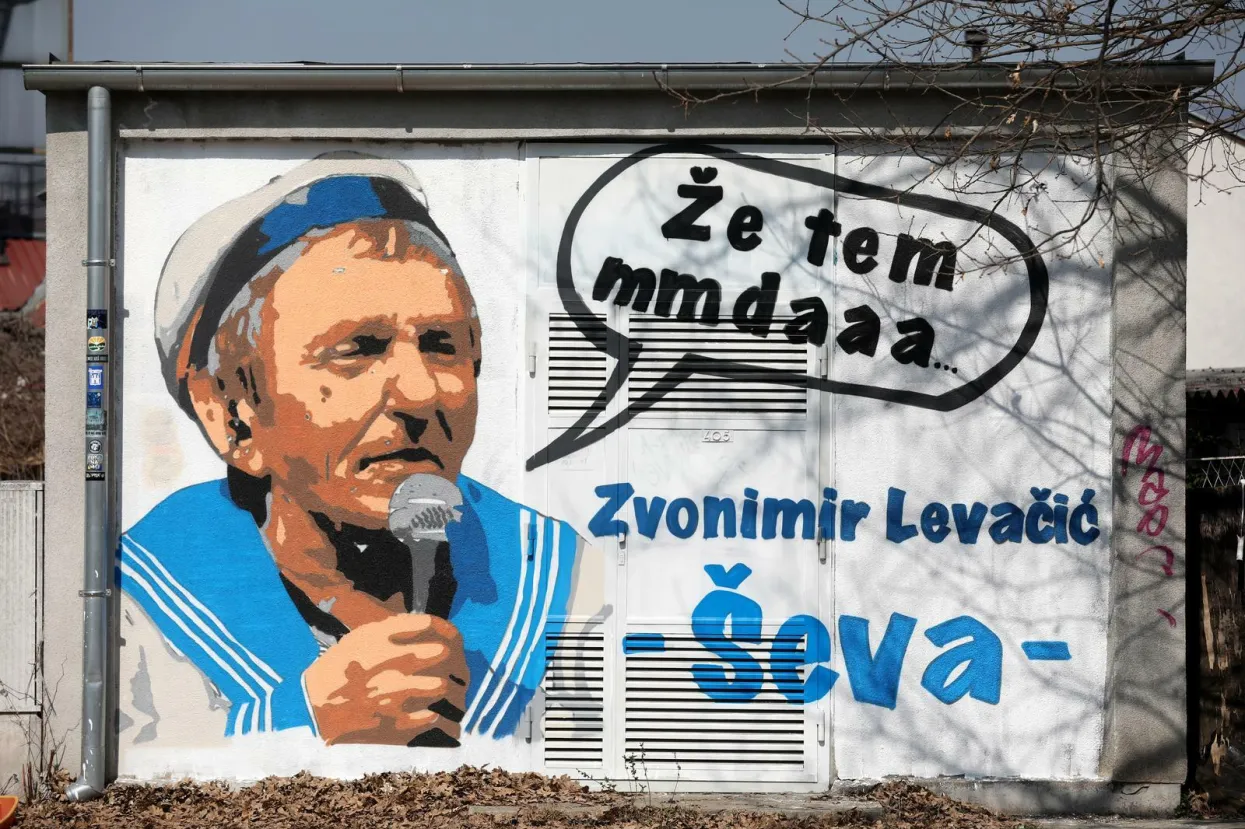 27.02.2022., Zagreb - Na trafostanici u Planinskoj ulici na Pescenici naslikan je mural Zvonimira LEvacica - Seve iz Nocne more. Photo: Marin Tironi/PIXSELL