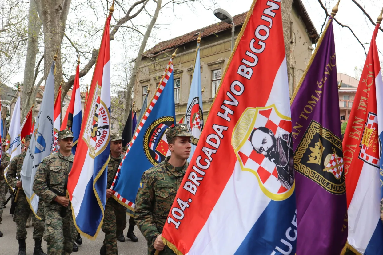 Obilježavanje obljetnice HVO-a u Mostaru