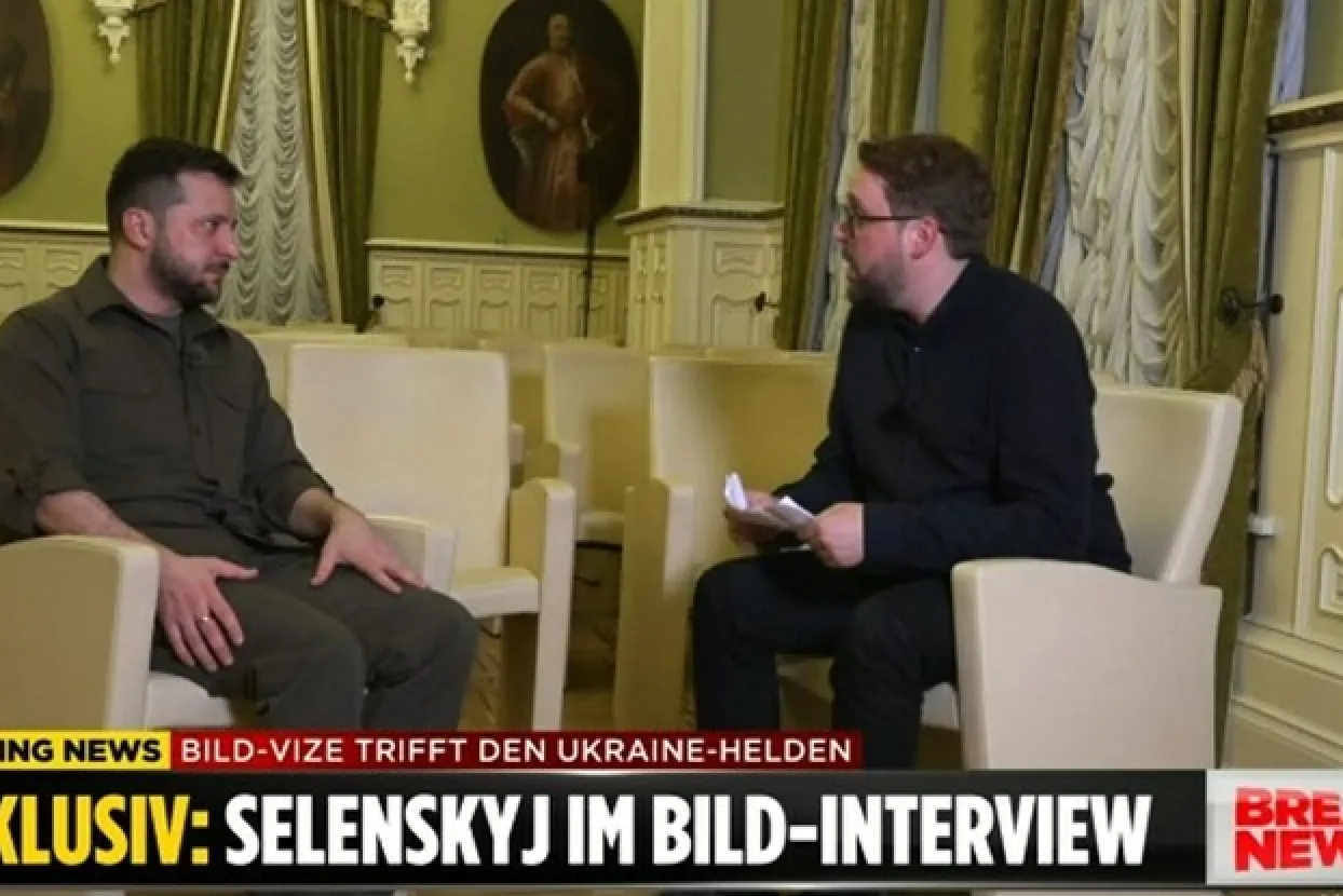 Zelenski je dao intervju njemačkom Bildu