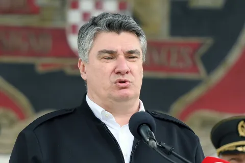 Predsjednik Republike Hrvatske i vrhovni zapovjednik Oružanih snaga Republike Hrvatske Zoran Milanović