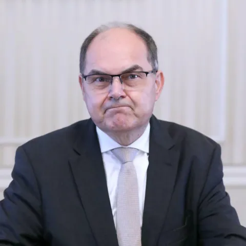 21.09.2021., Zagreb - Predsjednik Vlade Andrej Plenkovic primio je u Banskim dvorima Visokog predstavnika za Bosnu i Hercegovinu Christiana Schmidta.
Photo: Patrik Macek/PIXSELL