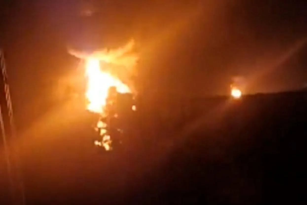 Gori naftovod u Brjansku