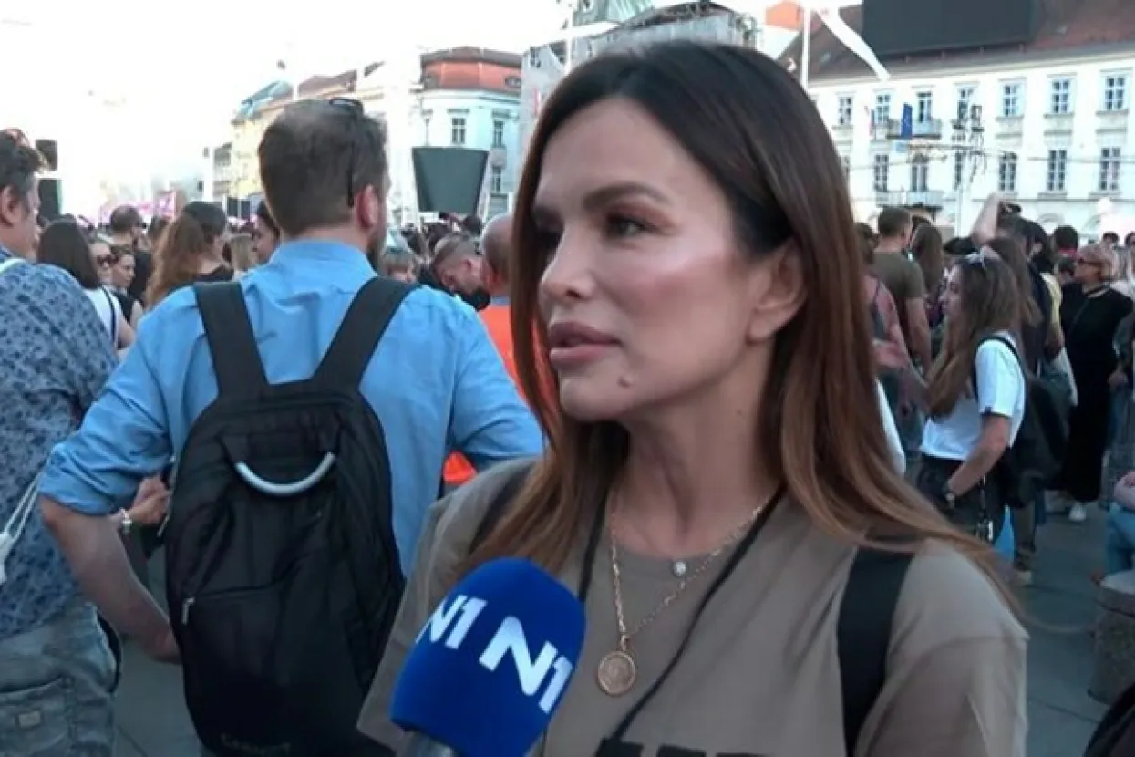 Severina na prosvjedu