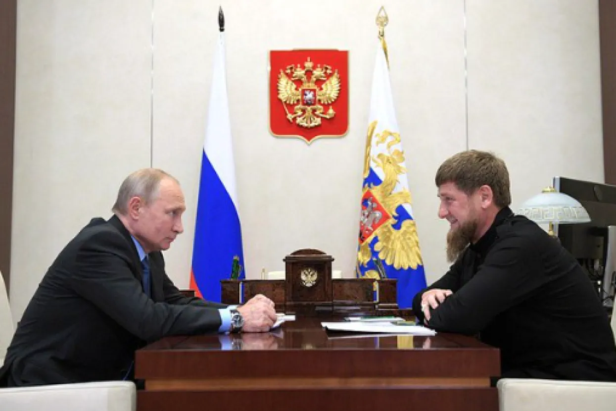 Vladimir Putin i Ramzan Kadirov