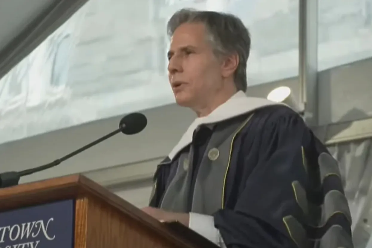 Antony Blinken na promociji diplomanata